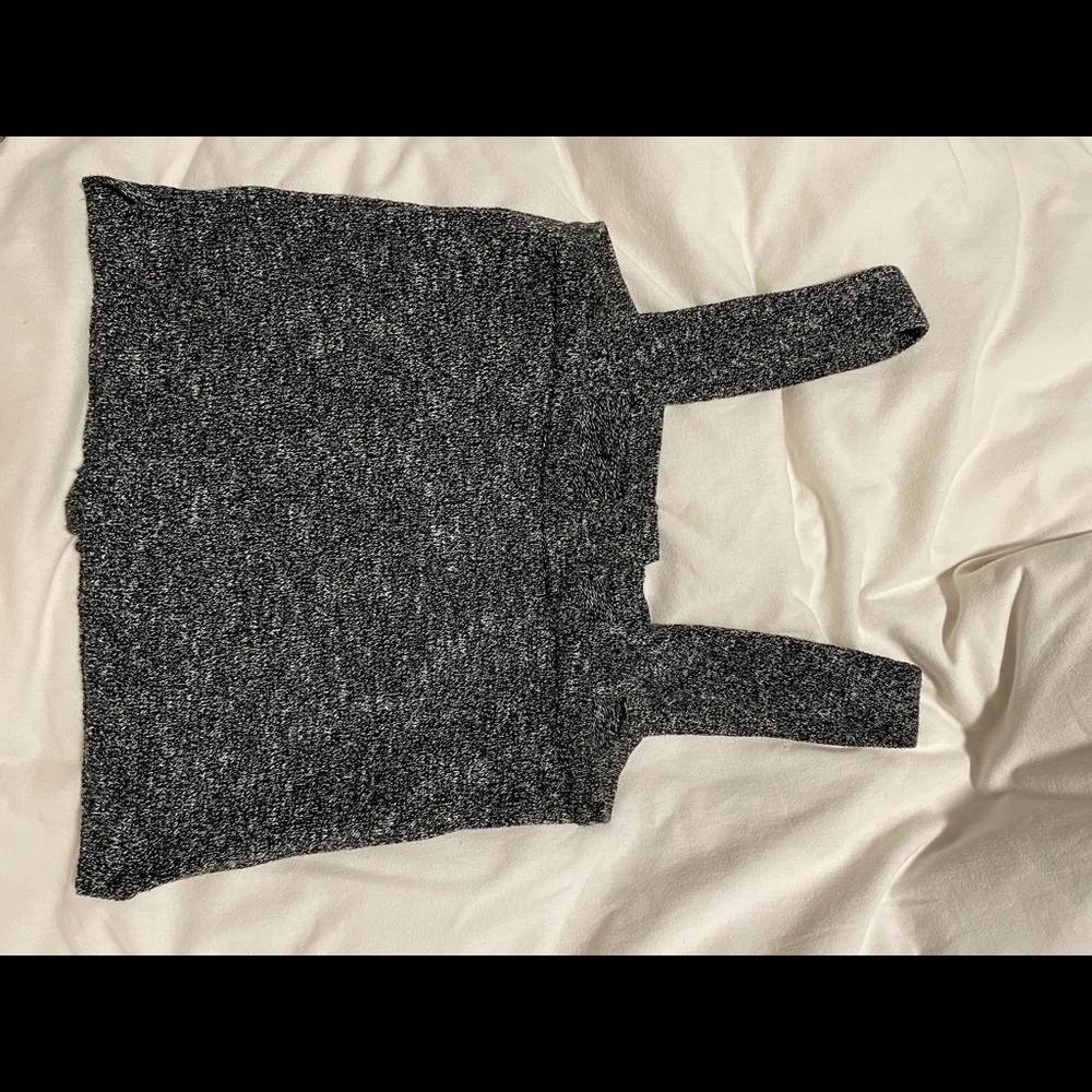 Madewell Sweater Square Neck Tanktop in textured grey - Picture 4 of 5